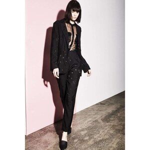 Equipment x Tabitha Simmons Warsaw Trouser black star print - Sz 4